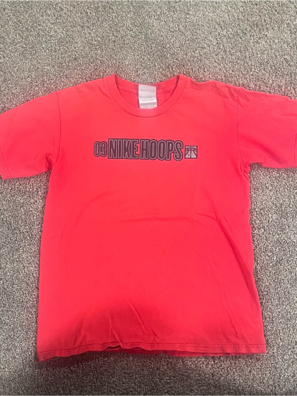 VTG Nike Hoops Mens Size Large Shirt Tee Red Vintage